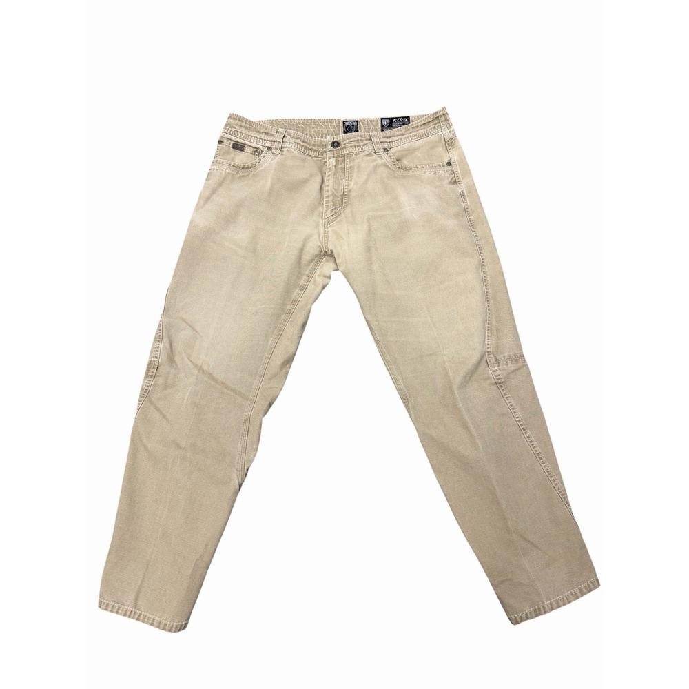 KUHL Outdoors Patina Dye‎ Vintage Hiking Pants Outkast Mens Khaki Size 38x30
